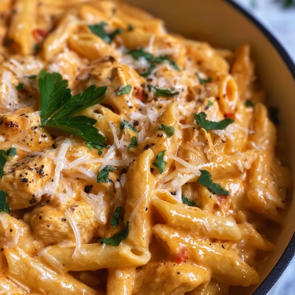 Best Creamy Chicken Vodka Pasta - tertiary view